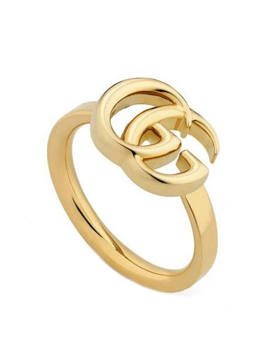 Double G Logo Ring YBC525690001 Gold - GUCCI - BALAAN 1