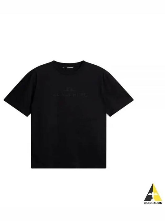 Alpha Short Sleeve T-Shirt Black - J.LINDEBERG - BALAAN 2