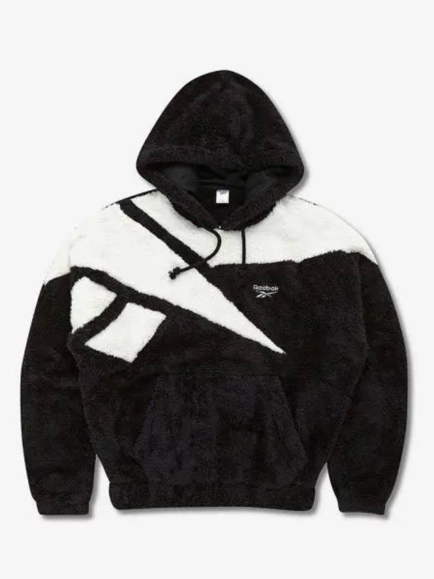 Vector Sherpa Hoodie Black - REEBOK - BALAAN 1