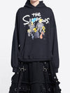 The Simpsons Printed Hoodie Black - BALENCIAGA - BALAAN 4