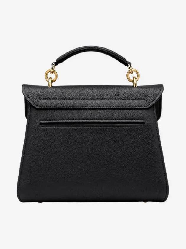 Gancini Small Tote Bag Black - SALVATORE FERRAGAMO - BALAAN 4