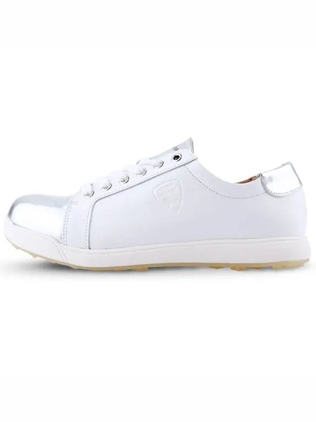 Spurb Spikeless Golf Shoes White Silver - HENRY STUART - BALAAN 1