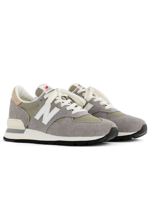 990V1 MarbleheADDIncense Low Top Sneakers Gray - NEW BALANCE - BALAAN 3