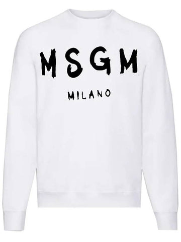 Kids Signature Sweatshirt F3MSJUSW022 001 - MSGM - BALAAN 1