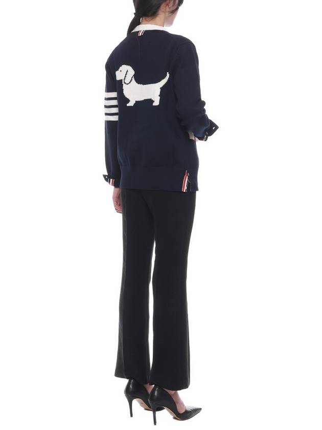 Thome Browne 4 Bar Cardigan Navy - THOM BROWNE - BALAAN 7