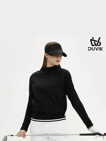 two-way hybrid long-sleeved T-shirt DD4WTS181BK - DUVIK - BALAAN 1