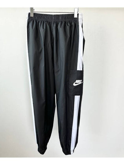 Women's Sportswear Woven Track Pants Black - NIKE - BALAAN 2