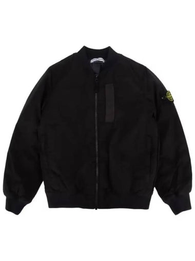 Kids Wappen Bomber Jacket Black - STONE ISLAND - BALAAN 1