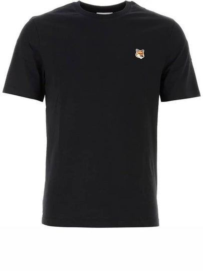 Fox Head Patch Classic Short Sleeve T-Shirt Black - MAISON KITSUNE - BALAAN 2