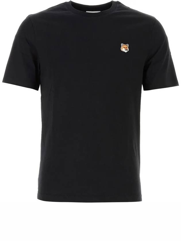 Fox Head Patch Classic Short Sleeve T-Shirt Black - MAISON KITSUNE - BALAAN 3