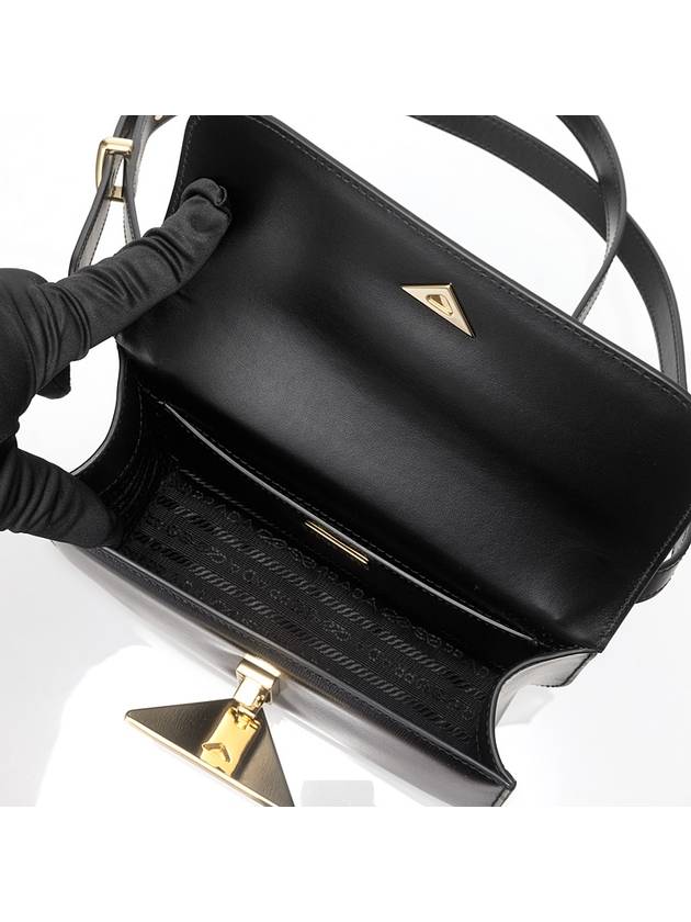 Emblème Leather Bag Black - PRADA - BALAAN 6