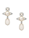 Pearl Earrings Silver - VIVIENNE WESTWOOD - BALAAN 2