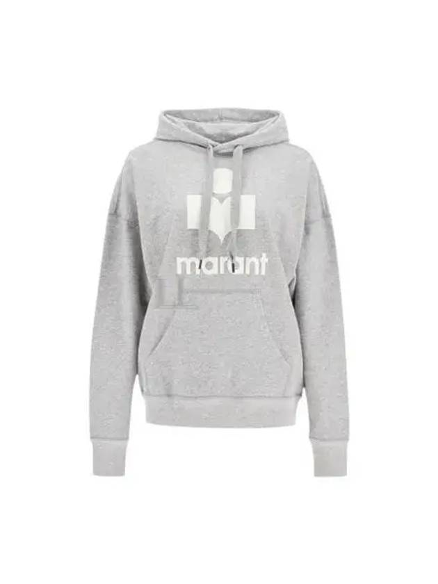 Mansel Logo Hoodie Faded Grey - ISABEL MARANT - BALAAN 2