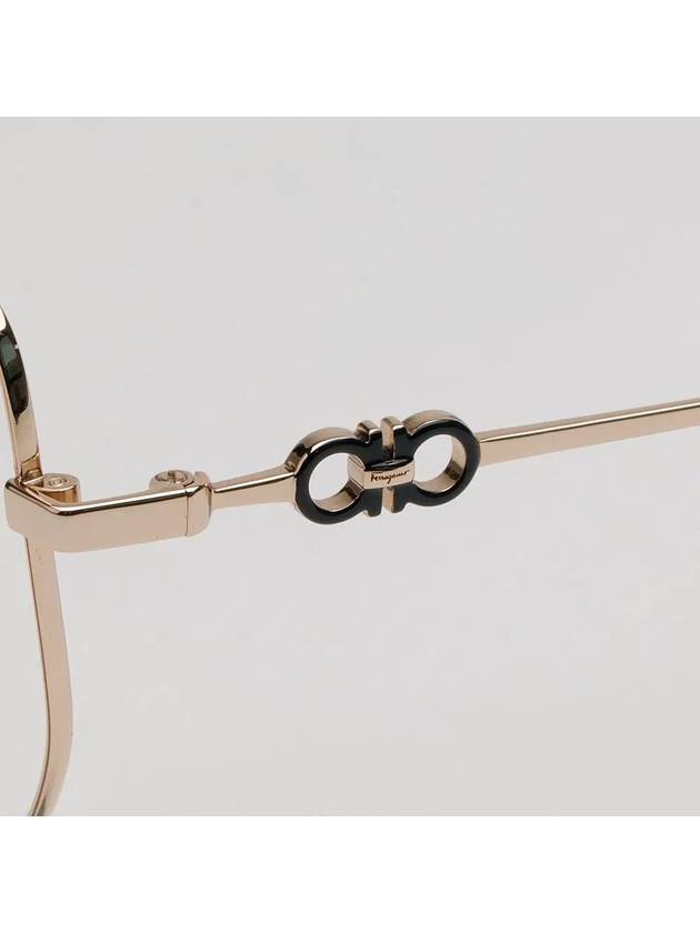 Eyewear Overfit Metal Eyeglasses Gold - SALVATORE FERRAGAMO - BALAAN 6