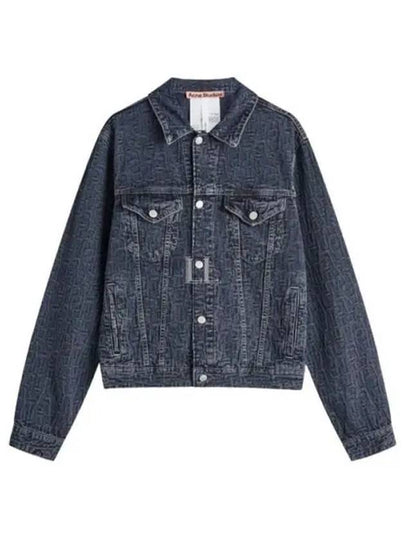 Rye Monogram Denim Jacket Blue - ACNE STUDIOS - BALAAN 2