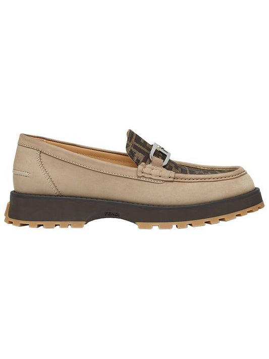 O'Lock Loafers Beige - FENDI - BALAAN 1