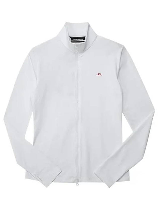 Women's Chet Brushed Mid Layer Jacket White - J.LINDEBERG - BALAAN 2