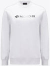 Moncler 8G00011 809KR 001 White Women s Sweatshirt - MONCLER - BALAAN 1