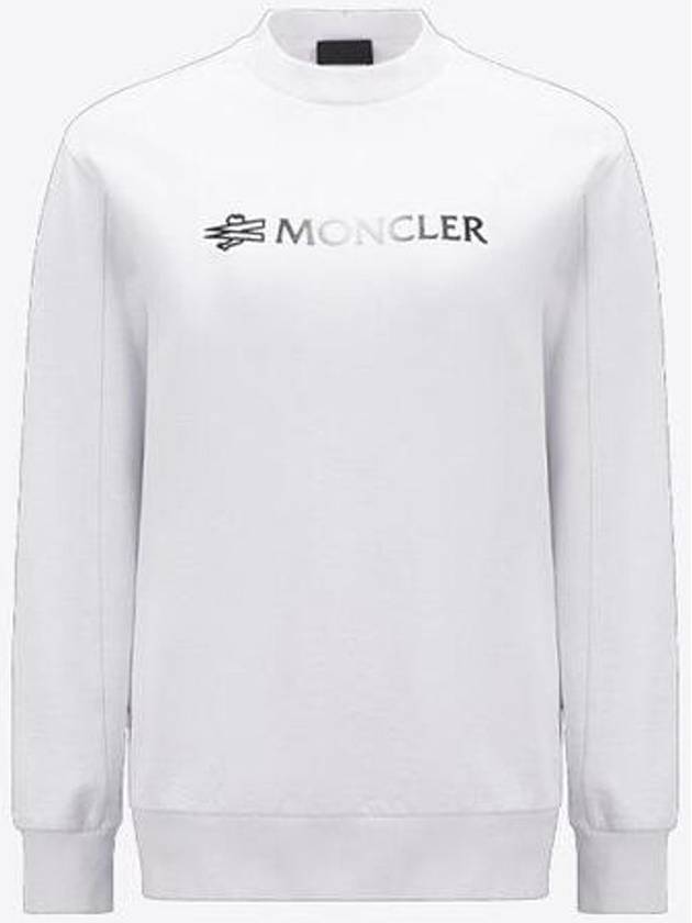 Moncler 8G00011 809KR 001 White Women s Sweatshirt - MONCLER - BALAAN 1