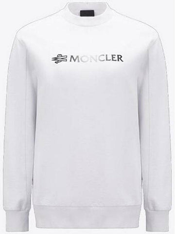 Moncler 8G00011 809KR 001 White Women s Sweatshirt - MONCLER - BALAAN 1