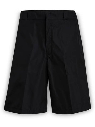 Men's Re-Nylon Bermuda Shorts Black - PRADA - BALAAN 2