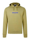 Micro Logo Print Hoodie Olive - STONE ISLAND - BALAAN 2