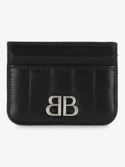 Monaco Leather Card Wallet Black - BALENCIAGA - BALAAN 2