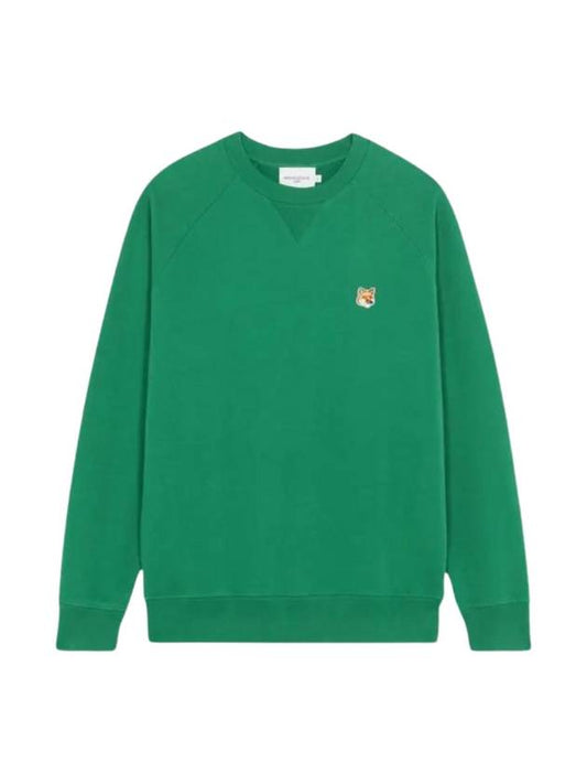 Fox Head Patch Classic Cotton Sweatshirt Deep Green - MAISON KITSUNE - BALAAN 2