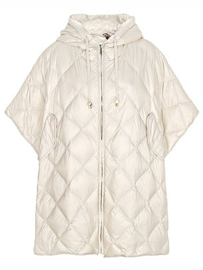 Treman Zip-Up Padded Cape Ivory - MAX MARA - BALAAN 2