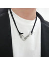 Men's Black Strap Necklace CLEF OUTPUT - BASSCLEF - BALAAN 3