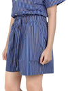 Poplin Striped Pajama Short Pants SWS VS - TEKLA - BALAAN 9