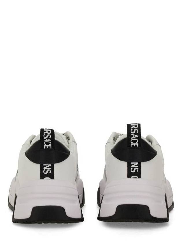 Versace Jeans Couture Sneaker With Logo - VERSACE - BALAAN 4