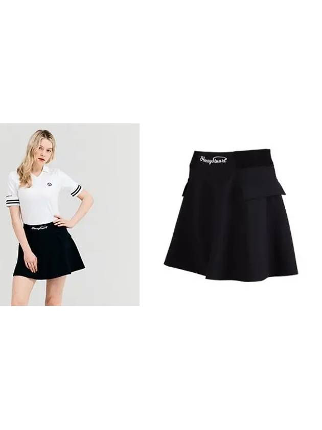 Golf Women s Wide Banding Flare Skirt Black - HENRY STUART - BALAAN 3