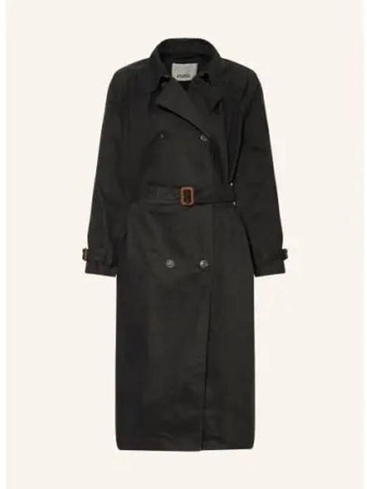 Edenna Trench Coat Black - ISABEL MARANT - BALAAN 2