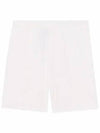 Pocket Heart Logo Swim Shorts White - AMI - BALAAN 2