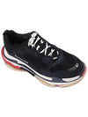 Triple S Low Top Sneakers Black - BALENCIAGA - BALAAN 4