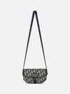 Bobby East West Bag Blue Oblique Jacquard M9335UTZQ M928 - DIOR - BALAAN 8