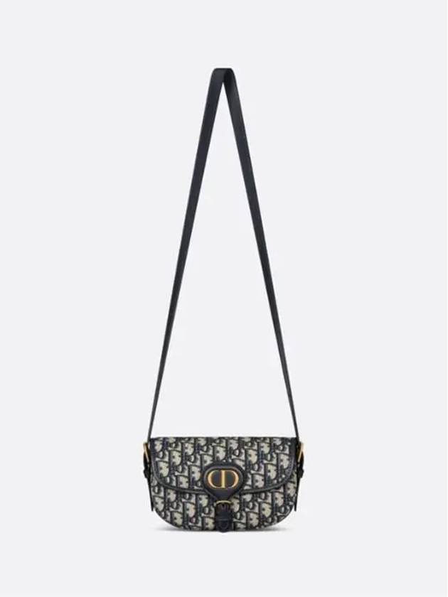 Bobby East West Bag Blue Oblique Jacquard M9335UTZQ M928 - DIOR - BALAAN 8