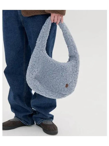 Boucle Fleece Shoulder Bag KD3BCF6103FLBU - KEDS - BALAAN 1