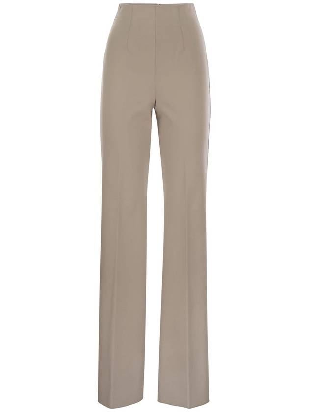 OLEA - High-waisted trousers in scuba jersey - MAX MARA SPORTMAX - BALAAN 1