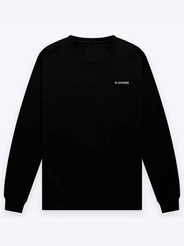 Denimo brushed sweatshirt black - SUPENER - BALAAN 3