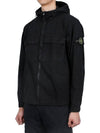 Wappen Old Effect Hooded Jacket Black - STONE ISLAND - BALAAN 5