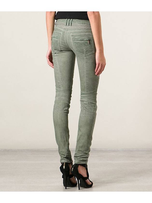 Women's Wax Coated Biker Jeans 5459 182N - BALMAIN - BALAAN 3