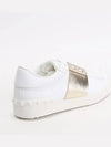 hidden strap low top sneakers white gold - VALENTINO - BALAAN.