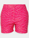 Golf Shorts Gwen Print Shorts Pink Bridge Swirl - J.LINDEBERG - BALAAN 1