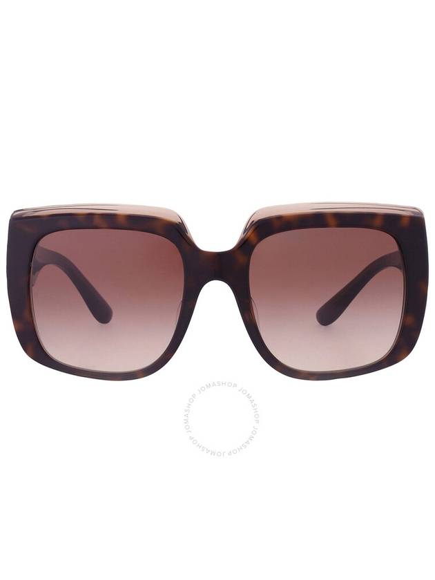 Dolce and Gabbana Gradient Brown Square Ladies Sunglasses DG4414F 502/13 54 - DOLCE&GABBANA - BALAAN 1