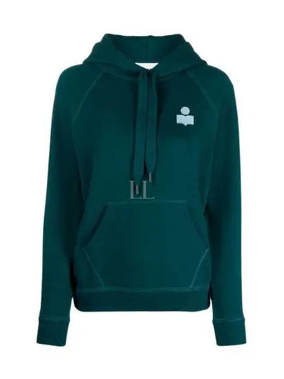 Malibu Logo Print Hooded Top Teal - ISABEL MARANT - BALAAN 2