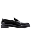 Mr G Glossy Leather Loafer Black - GIVENCHY - BALAAN 1