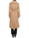 Circoro Studio Cashmere Waterproof Single Coat Camel - MAX MARA - BALAAN 6