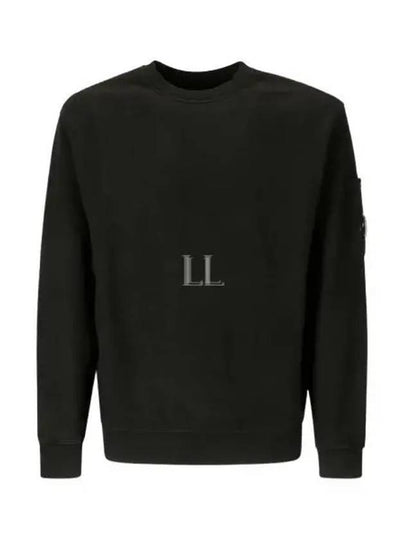 Emerized Diagonal Fleece Lens Sweatshirt Black - CP COMPANY - BALAAN 2